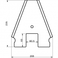 SM52104 Nóż do przyczepy samozbierającej Schuitemaker