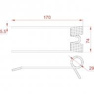 18P0003N Palec podbieracza Feraboli