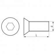56805036010510 Śruba talerza, M12 x 25, pasuje do Z-070, Z-105, Z-125