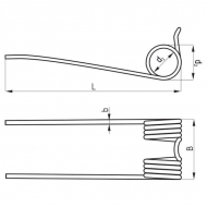 3133525436138 Palec podbieracza, 155 x 63 x 25, Ø 5