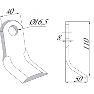 CK5510 Nóż bijaka Sicma