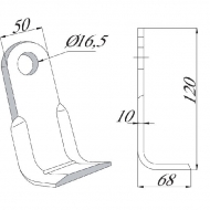 CK5480 Nóż bijaka Sicma