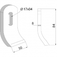 7430422 Bijak 50x8mm Votex