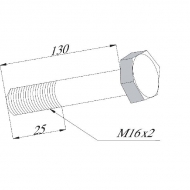 7331162 Śruba M16x130/25 10,9