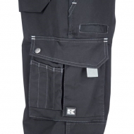 Spodnie robocze ogrodniczki Light KRAMP czarne 5XL