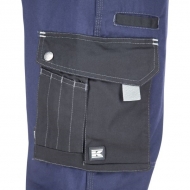 KW103024079134 Ogrodniczki monterskie granatowe-czarne 5XL, Kramp Original Light