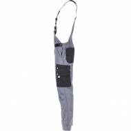 KW103024090128 Ogrodniczki Original Light, szaro/czarne 4XL