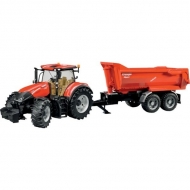 U03199 Traktor Case IH Optum 300 CVX z przyczepą