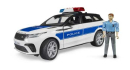 U02890 Range Rover Velar policja z policjantem i modułem światło-dźwięk 1:16 Bruder