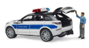 U02890 Range Rover Velar policja z policjantem i modułem światło-dźwięk 1:16 Bruder