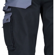 KW102030089075 Spodnie robocze Original, czarno/szare 2XS