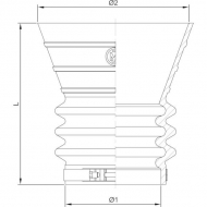FUN937200 Lejek gumowy 200mm