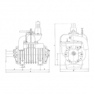 MEC4000H Sprężarka napęd hydrauliczny BP