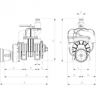 MEC1600M Sprężarka standard B.P.