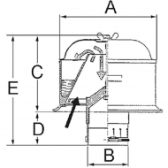 40027 Filtr wstępny powietrza pasuje do pompy Battioni Pagani WPT 720, WPT720