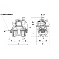 MEC9000PB Sprężarka napęd pasowy+Ballast BP