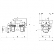 MEC11000MSC Pompa próżniowa mobilna Battioni Pagani MEC 11000 SC 11137 l/min