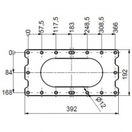 APK0000188 Pompa płatów obrotowa R116-300S + rama