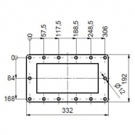 APK0000187 Pompa płatów obrotowa R116-240S + rama