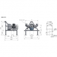 APK0000187 Pompa płatów obrotowa R116-240S + rama