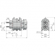 PPK0000265 Pompa płatów obrotowa R136-70S