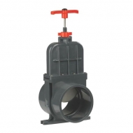 1300110V Zawór suwakowy odcinający z PCW długi z mufą wklejany VdL, 110 mm