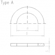 7140098Z Uszczelka do tulei kołnierzowej PCW VdL, 140 mm