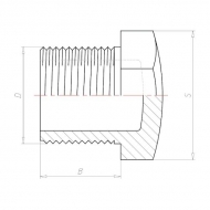 V345060 Korek 1 1/2"