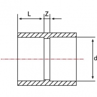 7040110GP Złączka PCW-U Gopart, 40 x 40 mm