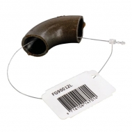 FG90012L Kształtka rurowa nr 900 kolano spawane 90° czarne, 1/2"