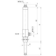 6003055DW Siłownik hydrauliczny DW MZ 4"-5"-6" MZ