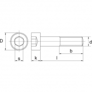 9121220RVSP025 Śruba imbusowa A2 Kramp, M12 x 20 mm