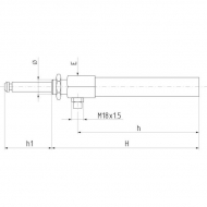 6008900 Siłownik hydrauliczny 6" pasuje do MZ