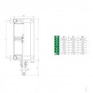 10003057 Siłownik pneumatyczny 10" MZ