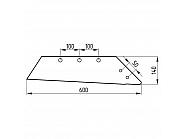 5095PK701401 Lemiesz 16", lewy
