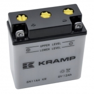6N11A4KR Akumulator Kramp, motocyklowy, 6 V, 12 Ah, z elektrolitem