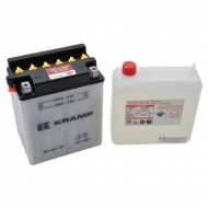 YB14A2KR Akumulator Kramp, motocyklowy, 12 V, 14 Ah, z elektrolitem