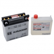 12N553BKR Akumulator motocyklowy, 12 V, 5,5 Ah, z elektrolitem