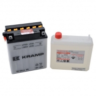 YB12ALAKR Akumulator Kramp, motocyklowy, 12 V, 12 Ah, z elektrolitem