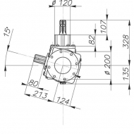 SRT1215001000350 Przekładnia SRT12