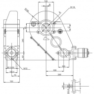 RT9009 Wałek zak. zębnikiem, z.=12