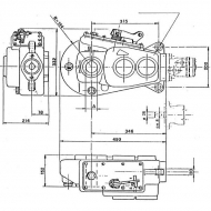 RT4002V55 Przekładnia Berma typ RT 400-2V, przełożenie 35,2:1 / 17,8:1