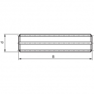 PD91703181042 Wał profilowany, 58x53 L=320mm