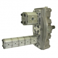 GBF30D238 Przekładnia redukcyjna do dwóch pomp o rozmiarze 3 (także 2) GBF-30-D-2-3.8