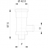 459320 Ogranicznik, zawór ciśnienia tankowania 3/4', 20 Bar