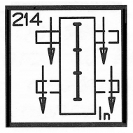 615001 Przekładnia A-16A, przełożenie 1:1