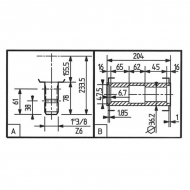 267518 Przekładnia TB-27C, przełożenie 1:1