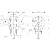 43509304216 Przekładnia T-304A, 1,93:1 - 27,9 kW