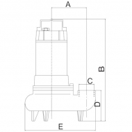 DAB60141715 Pompa wody zatapialna Feka GL 750 M-A