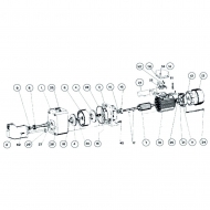 161450020 Korpus pompy wody DAB, Jet 151/251/K40/100